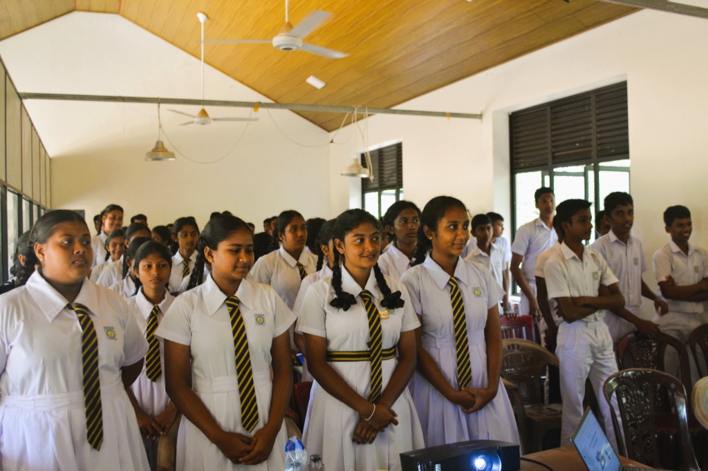 Clean Sport Education Programme at Dudly Senanayake Central College, Tholangamuwa